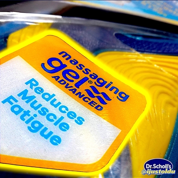 Dr. Scholl's Energizing Comfort Massaging Gel Advanced Insoles | Women Size 6-10 - Picture 8 of 12